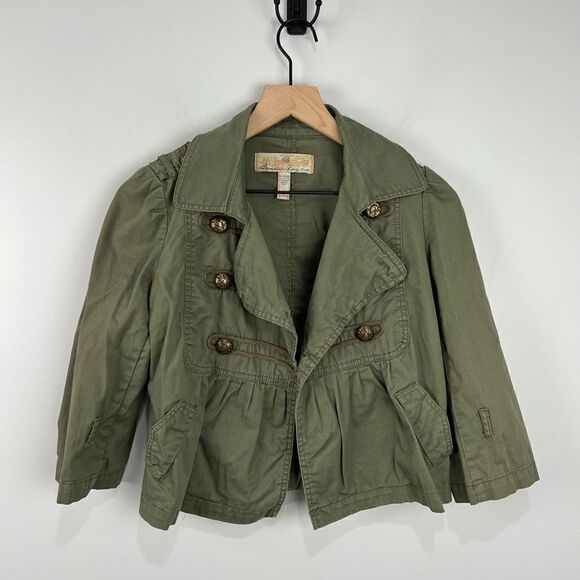 American Rag Army Green Jacket with Buttons XS - Picture 1 of 6
